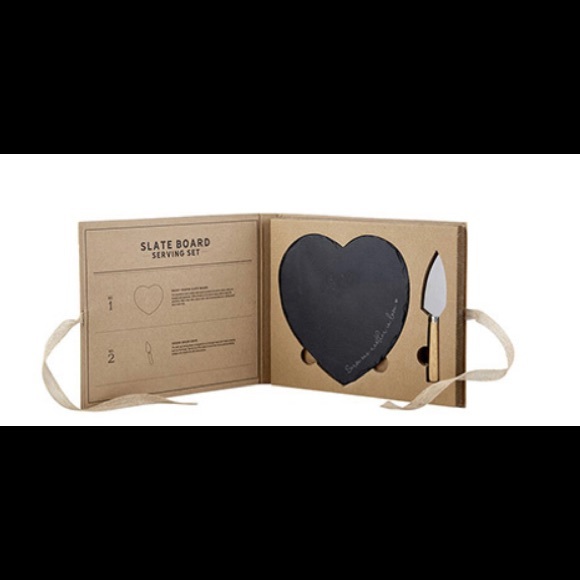 Heart shape slate board - Picture 2 of 3